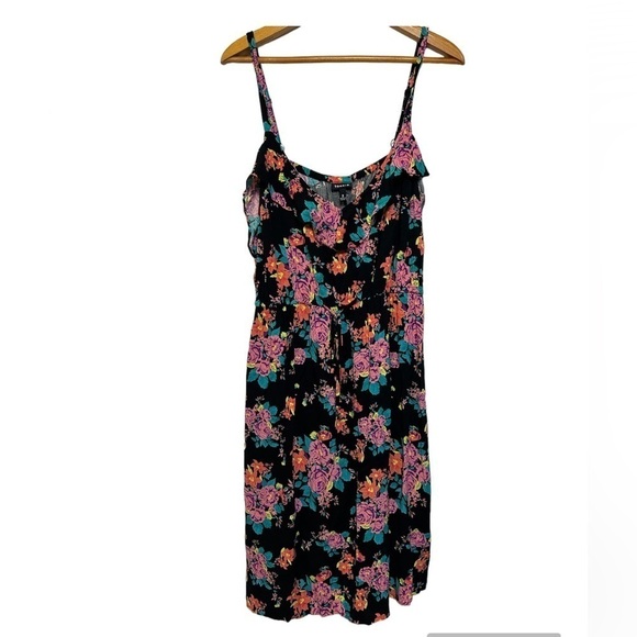 TORRID Hi-Low Floral Pink multicolor Mid Dress Plus Size 3X - Picture 1 of 10